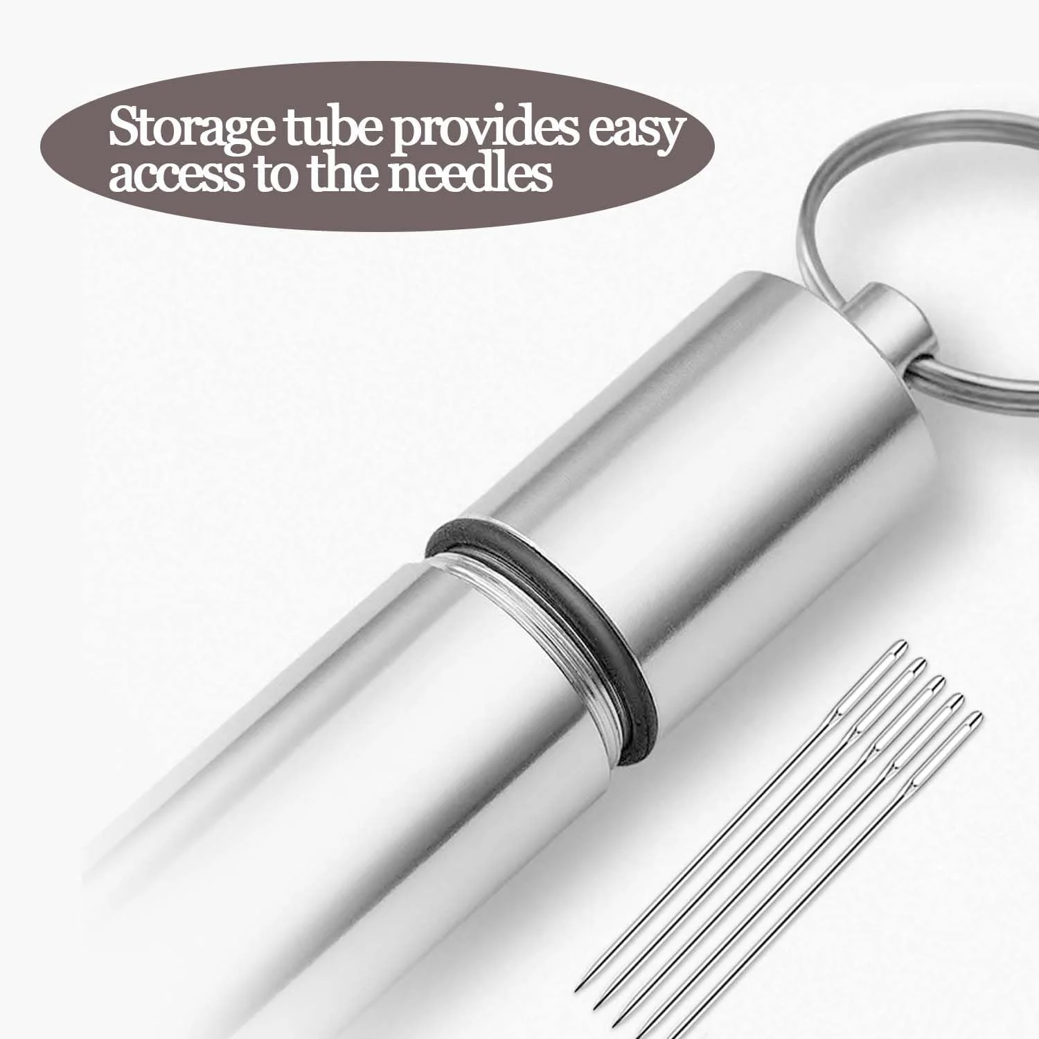 بسته 25 عددی سوزن های گلدوزی چشم بزرگ، سوزن های خیاطی دستی تیز، 5 سایز سوزن خیاطی چشم بزرگ با 5 سوزن نخ کن در لوله آلومینیومی بسته 25 عددی سوزن های گلدوزی چشم بزرگ، سوزن های خیاطی دستی تیز، 5 سایز سوزن خیاطی چشم بزرگ با 5 سوزن نخ کن در لوله آلومینیومی