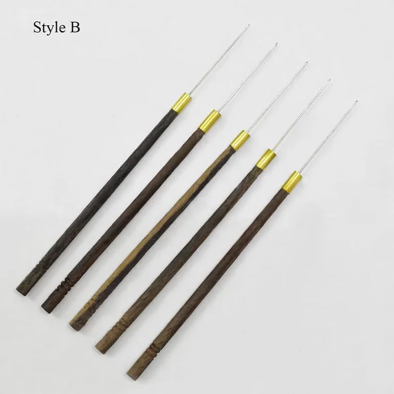 سوزن گلدوزی نقطه ای (0.5 میلی متر) برای مهره دوزی و گلدوزی سیم فرانسوی، B