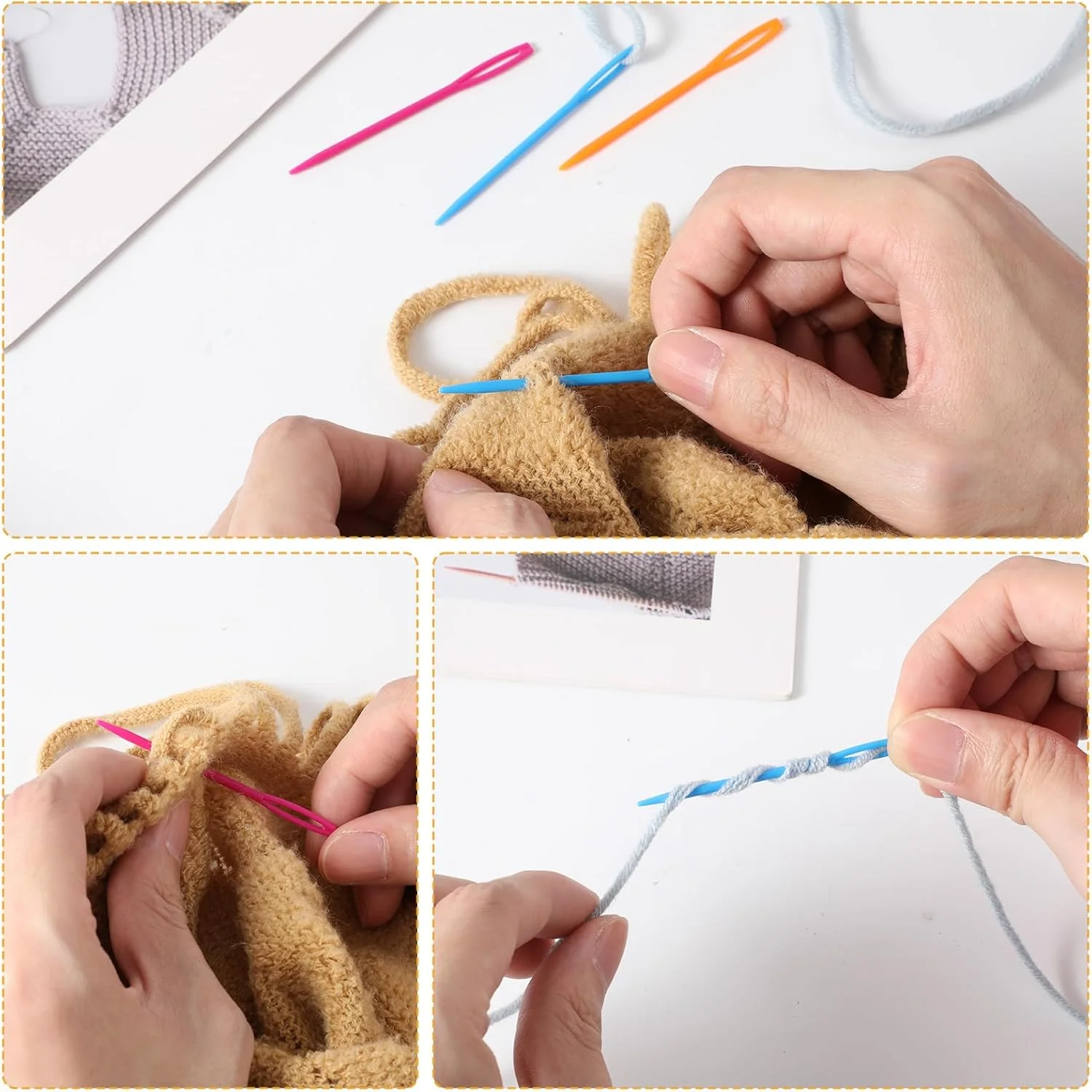 بسته 50 عددی سوزن گلدوزی، سوزن پشمی کند برای خیاطی، سوزن های گلدوزی، سوزن خیاطی کودکان، سوزن های خیاطی پلاستیکی قلاب بافی، سوزن های گلدوزی، سوزن های بافندگی با نخ چشمی بزرگ بسته 50 عددی سوزن گلدوزی، سوزن پشمی کند برای خیاطی، سوزن های گلدوزی، سوزن خیاطی کودکان، سوزن های خیاطی پلاستیکی قلاب بافی، سوزن های گلدوزی، سوزن های بافندگی با نخ چشمی بزرگ