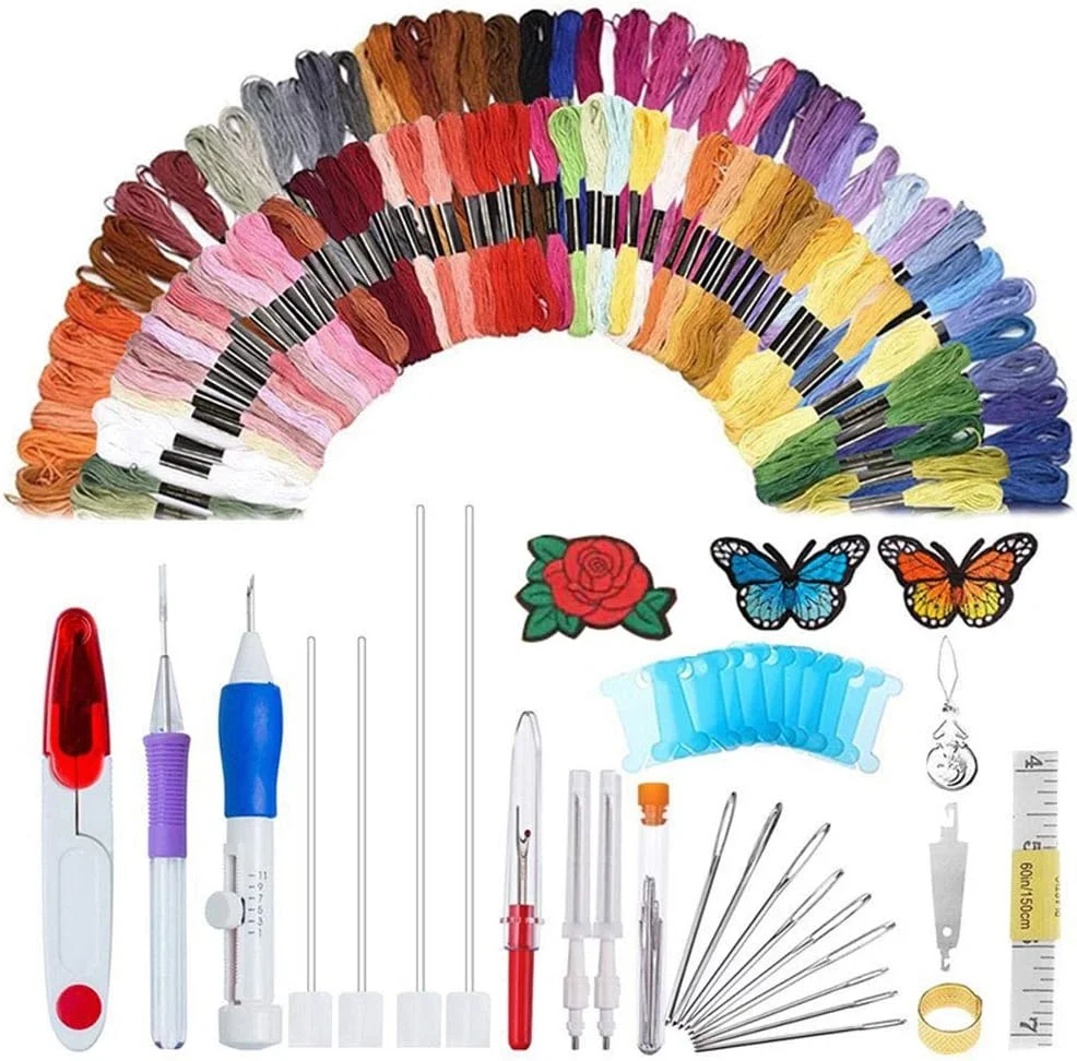 ست قلم گلدوزی، سوزن پانچ گلدوزی، ست قلم گلدوزی، الگوهای گلدوزی، ابزار کاردستی برای خیاطی DIY، کوک متقاطع و ابزار خیاطی بافندگی ست قلم گلدوزی، سوزن پانچ گلدوزی، ست قلم گلدوزی، الگوهای گلدوزی، ابزار کاردستی برای خیاطی DIY، کوک متقاطع و ابزار خیاطی بافندگی