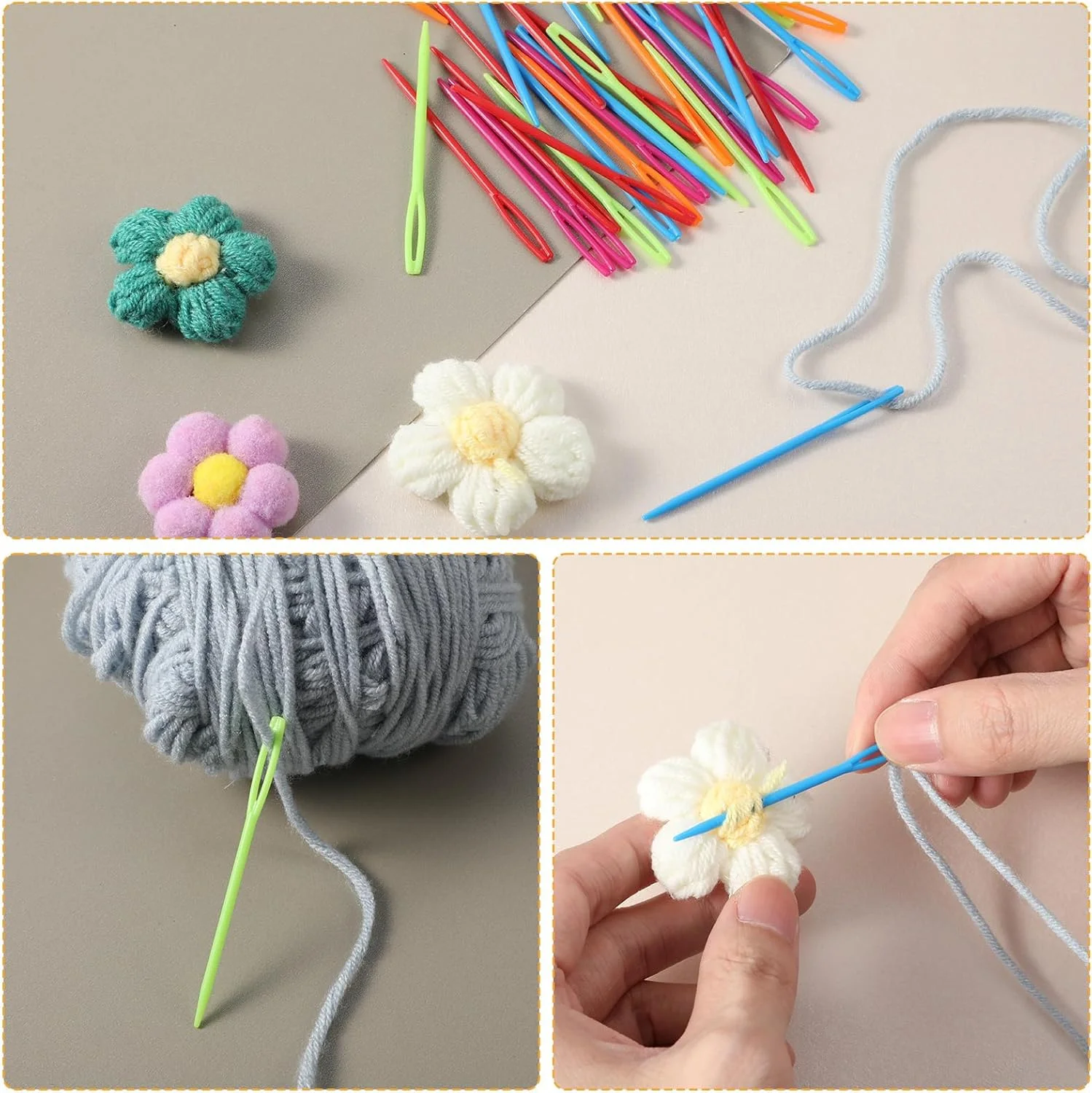 بسته 50 عددی سوزن گلدوزی، سوزن پشمی کند برای خیاطی، سوزن های گلدوزی، سوزن خیاطی کودکان، سوزن های خیاطی پلاستیکی قلاب بافی، سوزن های گلدوزی، سوزن های بافندگی با نخ چشمی بزرگ بسته 50 عددی سوزن گلدوزی، سوزن پشمی کند برای خیاطی، سوزن های گلدوزی، سوزن خیاطی کودکان، سوزن های خیاطی پلاستیکی قلاب بافی، سوزن های گلدوزی، سوزن های بافندگی با نخ چشمی بزرگ