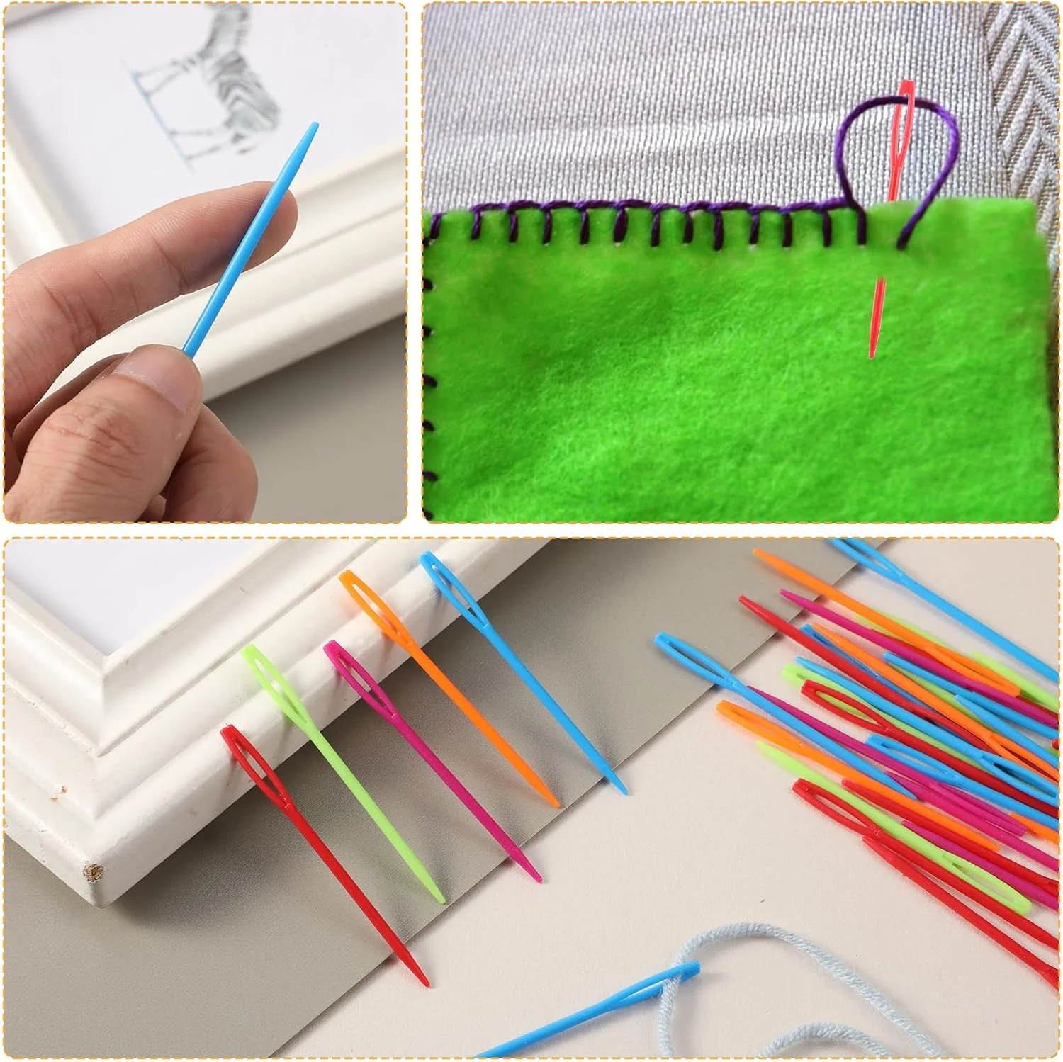 بسته 50 عددی سوزن گلدوزی، سوزن پشمی کند برای خیاطی، سوزن های گلدوزی، سوزن خیاطی کودکان، سوزن های خیاطی پلاستیکی قلاب بافی، سوزن های گلدوزی، سوزن های بافندگی با نخ چشمی بزرگ بسته 50 عددی سوزن گلدوزی، سوزن پشمی کند برای خیاطی، سوزن های گلدوزی، سوزن خیاطی کودکان، سوزن های خیاطی پلاستیکی قلاب بافی، سوزن های گلدوزی، سوزن های بافندگی با نخ چشمی بزرگ