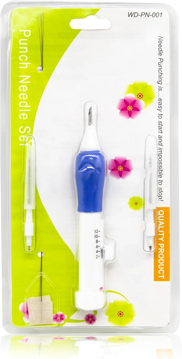 ست سوزن پانچ گلدوزی، ابزار بافت و دوخت برای کاردستی و خیاطی DIY ست سوزن پانچ گلدوزی، ابزار بافت و دوخت برای کاردستی و خیاطی DIY