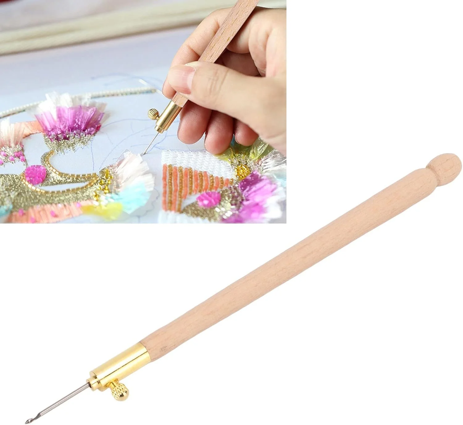 سوزن های گلدوزی، قلاب بافی با طراحی ارگونومیک، تولید DIY، سبک وزن، بادوام با 3 سوزن برای خیاطی و گلدوزی سوزن های گلدوزی، قلاب بافی با طراحی ارگونومیک، تولید DIY، سبک وزن، بادوام با 3 سوزن برای خیاطی و گلدوزی