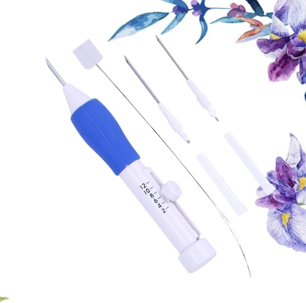 ست سوزن پانچ گلدوزی، 1 عدد با 3 سوزن برای صنایع دستی خیاطی DIY، کاردستی برای گلدوزی DIY ست سوزن پانچ گلدوزی، 1 عدد با 3 سوزن برای صنایع دستی خیاطی DIY، کاردستی برای گلدوزی DIY