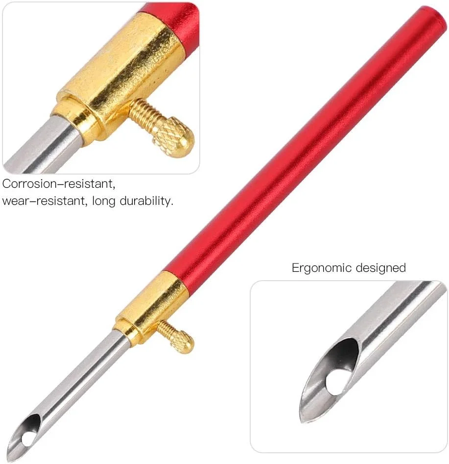 ست 2 عددی قلم گلدوزی، ست قلم گلدوزی، سوزن پانچ نفیس برای بافتنی، سوزن پانچ نخ فرش قابل تنظیم