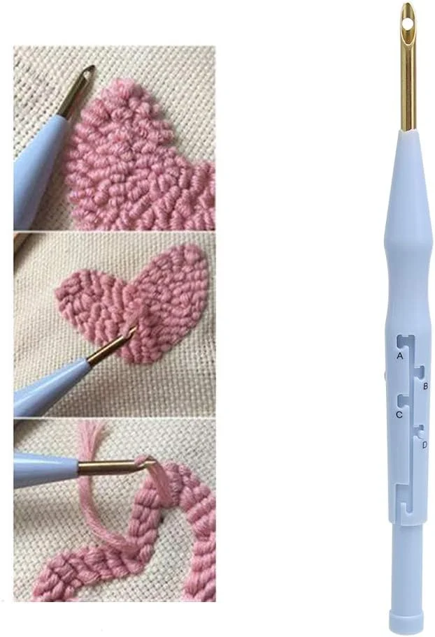 قلم گلدوزی DIY، ابزار خیاطی، لوازم جانبی، بافتنی، ابزار گلدوزی، سوزن بافتنی نخ دست ساز برای خیاطی DIY