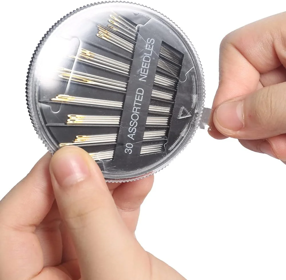 سوزن های خیاطی دستی ممتاز Eketirry، بسته 4 عددی 30 تایی سوزن های متنوع برای تعمیر خیاطی، 6 سایز مختلف سوزن خیاطی با 2 سوزن نخ کن (مشکی، 4) سوزن های خیاطی دستی ممتاز Eketirry، بسته 4 عددی 30 تایی سوزن های متنوع برای تعمیر خیاطی، 6 سایز مختلف سوزن خیاطی با 2 سوزن نخ کن (مشکی، 4)