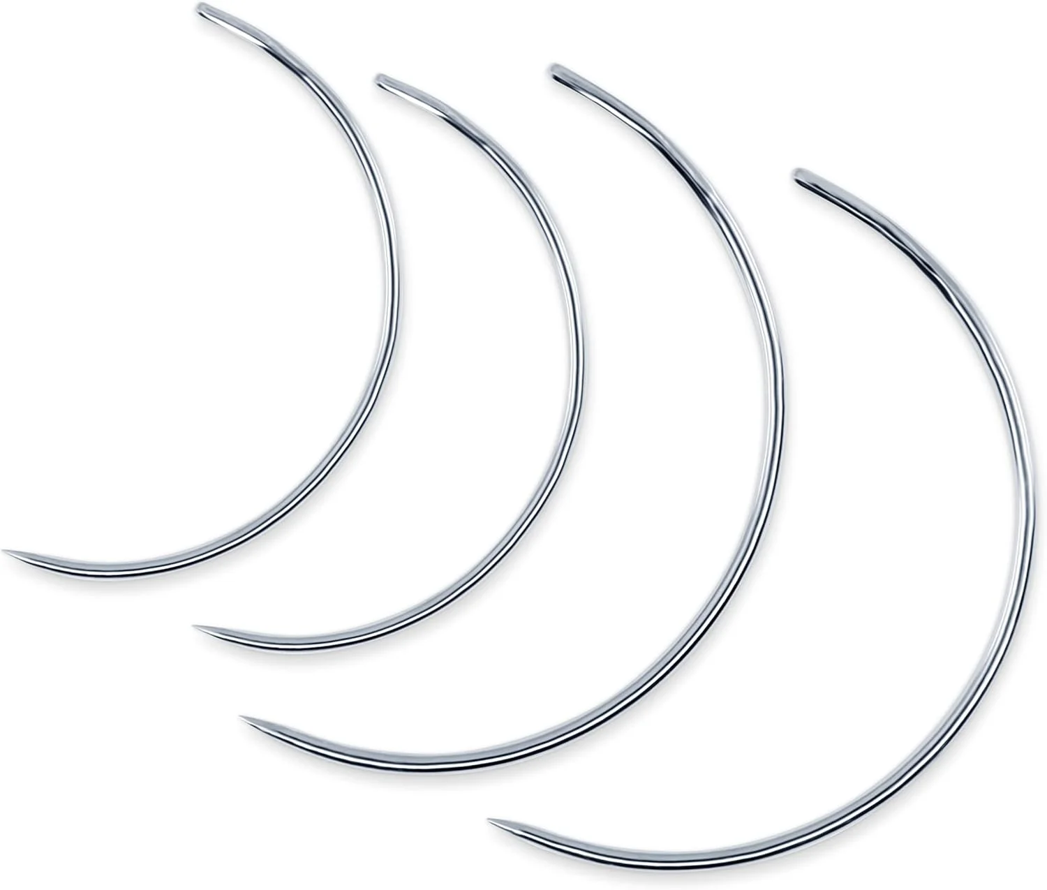 سوزن های لحاف دوزی خمیده دریترز 3050، 2 اینچ و 2-1/2 اینچ، نیکل (4 عدد) سوزن های لحاف دوزی خمیده دریترز 3050، 2 اینچ و 2-1/2 اینچ، نیکل (4 عدد)