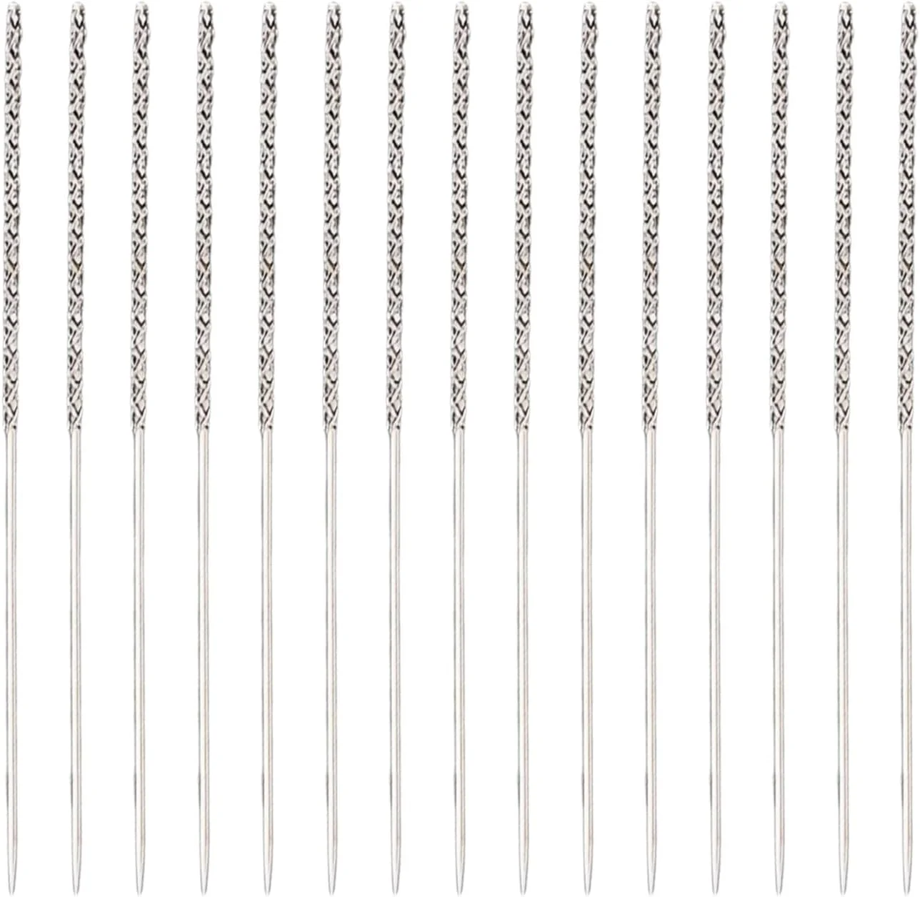 ست 15 عددی سوزن تعمیر پارگی لباس، ابزار رفع نخ کشیدگی برای دوخت پارچه های بافتنی و تار و پودی