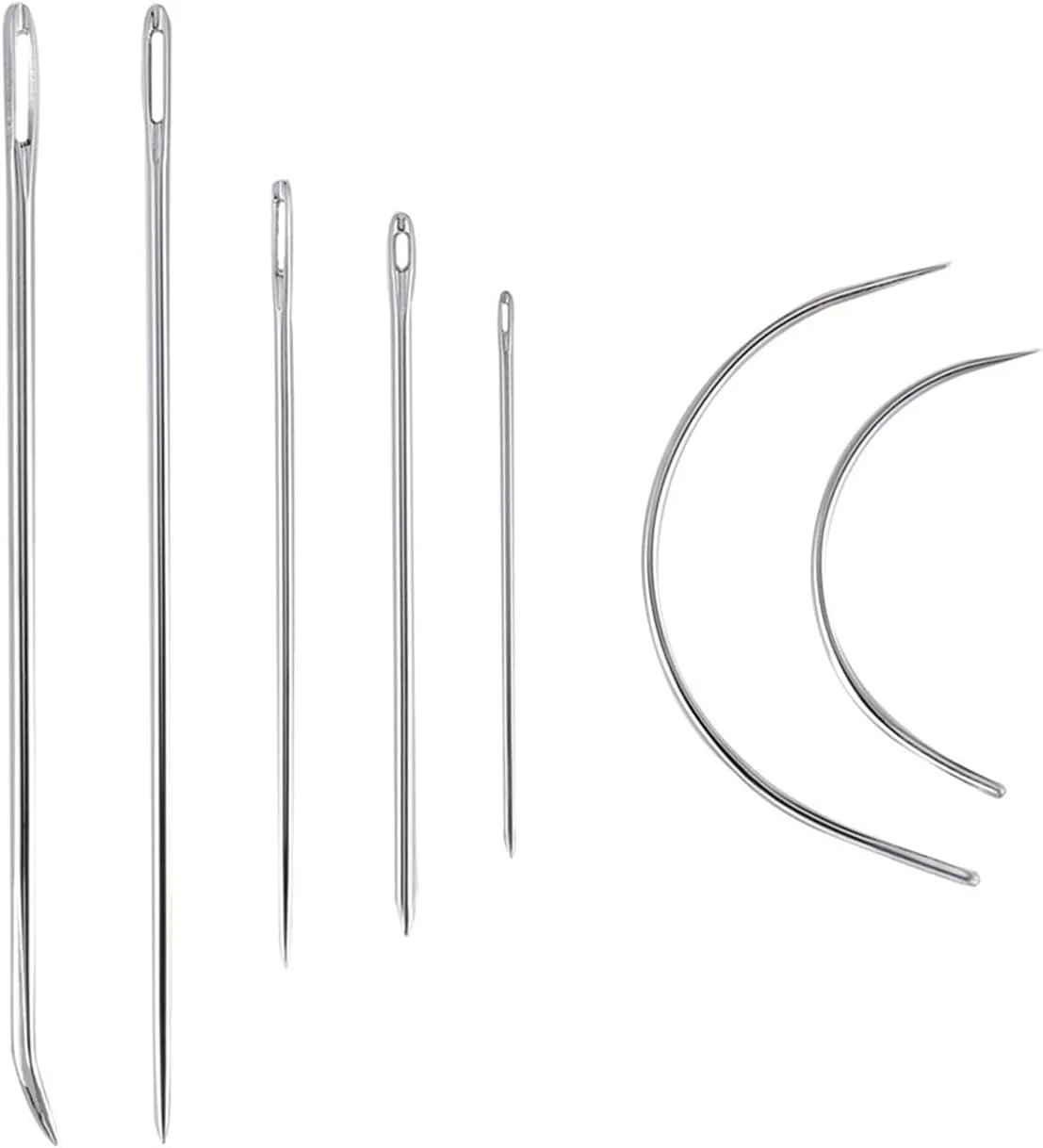 مجموعه 31 عددی ابزار نخ موم زده، لوازم جانبی خیاطی DIY، سوزن های دستی برای پروژه های فرش و بوم