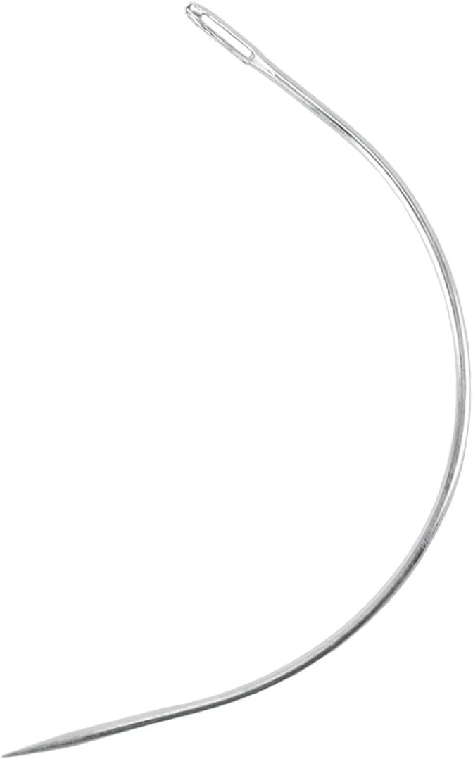 مجموعه سوزن خمیده زالاتی 12 عددی - سایزهای 2، 2.5، 3، 3.5، 4، 5 اینچ، برای ساخت کلاه گیس، DIY و خیاطی دستی