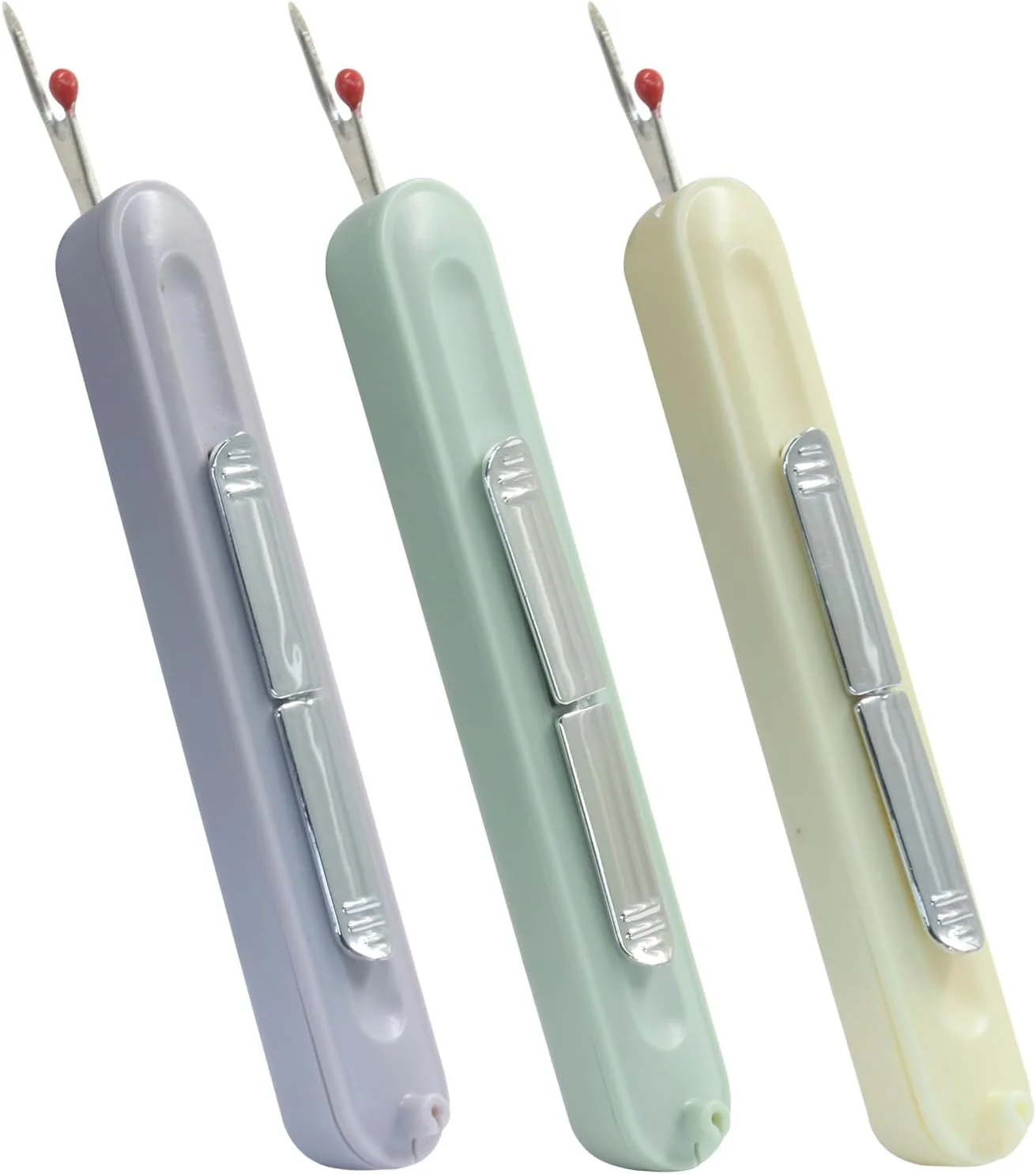 نخکن سوزن 2 در 1 Rierdge و بشکاف، 3 عدد ابزار خیاطی چند منظوره برای خیاطی دستی، بافندگی، گلدوزی و کوک ضربدری (3 رنگ) نخکن سوزن 2 در 1 Rierdge و بشکاف، 3 عدد ابزار خیاطی چند منظوره برای خیاطی دستی، بافندگی، گلدوزی و کوک ضربدری (3 رنگ)