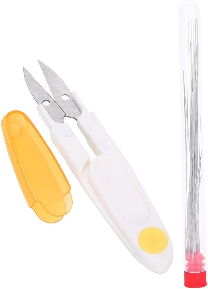 Tnfeeon سوزن مهره 35 عددی، سوزن مهرهزنی DIY با پینهای بازشونده میانی، کیت ابزار خیاطی جواهرات گردنبند دستساز برای ساخت دستبند و جواهرات Tnfeeon سوزن مهره 35 عددی، سوزن مهرهزنی DIY با پینهای بازشونده میانی، کیت ابزار خیاطی جواهرات گردنبند دستساز برای ساخت دستبند و جواهرات