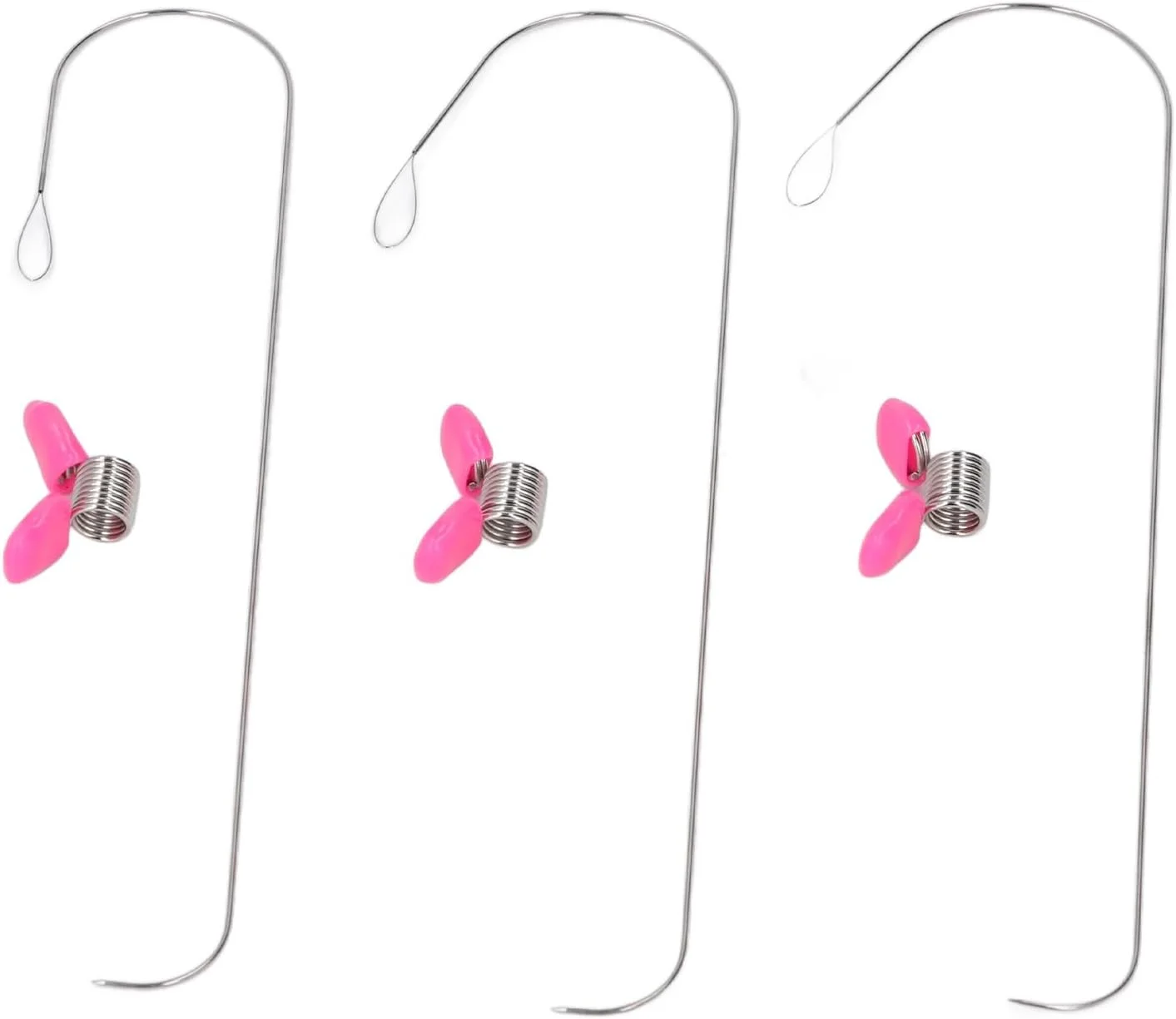 سوزن‌های مهره‌بافی Tnfeeon، مجموعه سوزن‌های مهره‌بافی استیل ضد زنگ برای نخ‌کشی سریع با طراحی سوراخ بزرگ، سازگار با مهره‌های سرامیکی، شیشه‌ای، فلزی و پلاستیکی