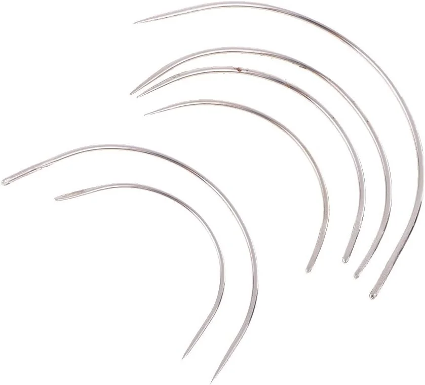 کیت تعمیرات روکش مبلمان Tenlacum، 50 متر نخ جین روکش بسیار قوی در 10 رنگ و کیت 14 عددی سوزن های چرمی و فرش دوزی دستی سنگین و متنوع