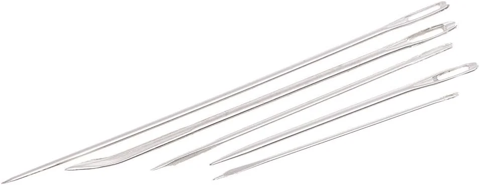 کیت تعمیرات روکش مبلمان Tenlacum، 50 متر نخ جین روکش بسیار قوی در 10 رنگ و کیت 14 عددی سوزن های چرمی و فرش دوزی دستی سنگین و متنوع