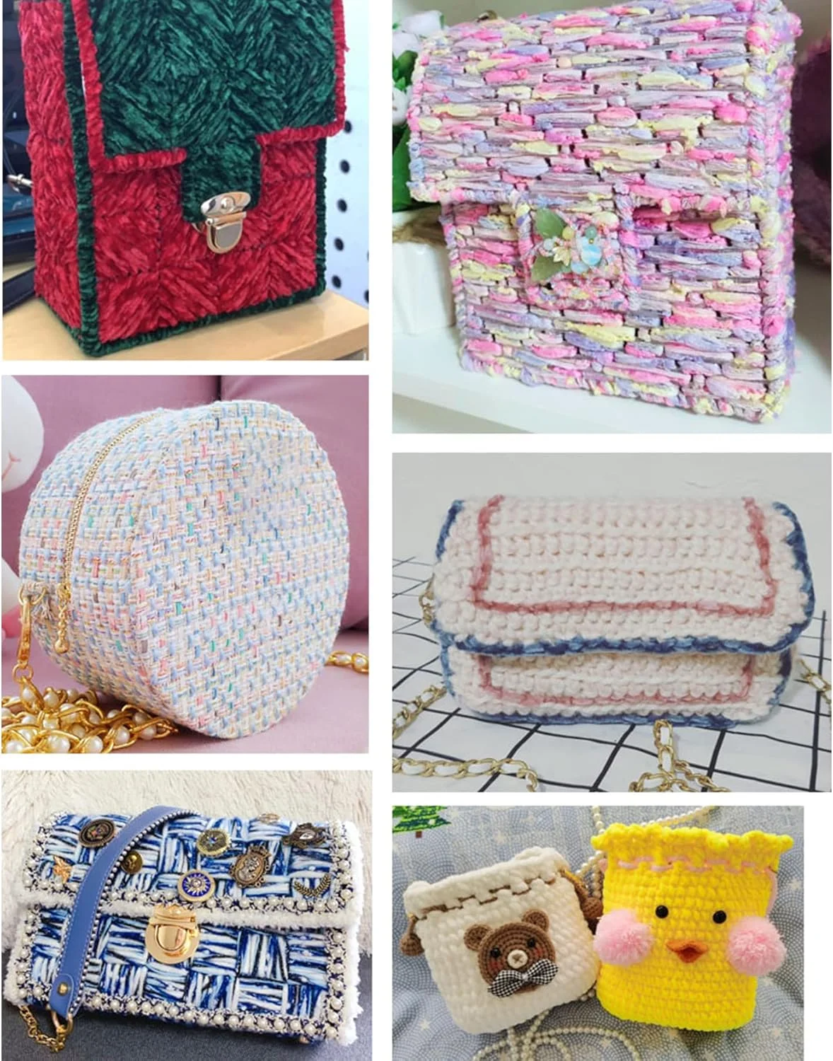 بسته 5 عددی بوم پلاستیکی مشبک سفید سیمان با 4 سوزن پلاستیکی برای پروژه های صنایع دستی و خیاطی با کودکان، گلدوزی، نخ گلدوزی، بافندگی، پروژه های قلاب بافی (5 قطعه 50 × 33 سانتی متر)