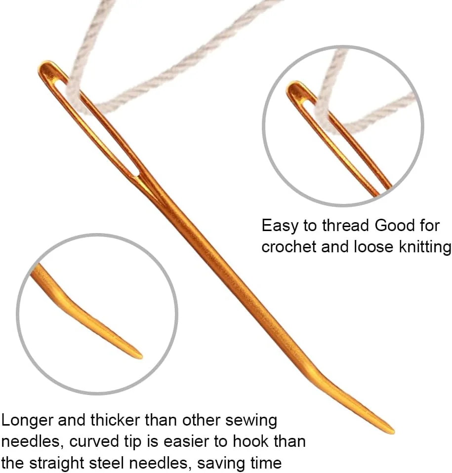 ست سوزن نخ، ست سوزن کوبلن دوزی، 20 عدد سوزن کند، سوزن پشمی با لوله نگهداری، سوزن های بافتنی نخ استیل ضد زنگ، سوزن های خیاطی، 3 سایز، سوزن کند، نوک منحنی برای بافندگی ست سوزن نخ، ست سوزن کوبلن دوزی، 20 عدد سوزن کند، سوزن پشمی با لوله نگهداری، سوزن های بافتنی نخ استیل ضد زنگ، سوزن های خیاطی، 3 سایز، سوزن کند، نوک منحنی برای بافندگی