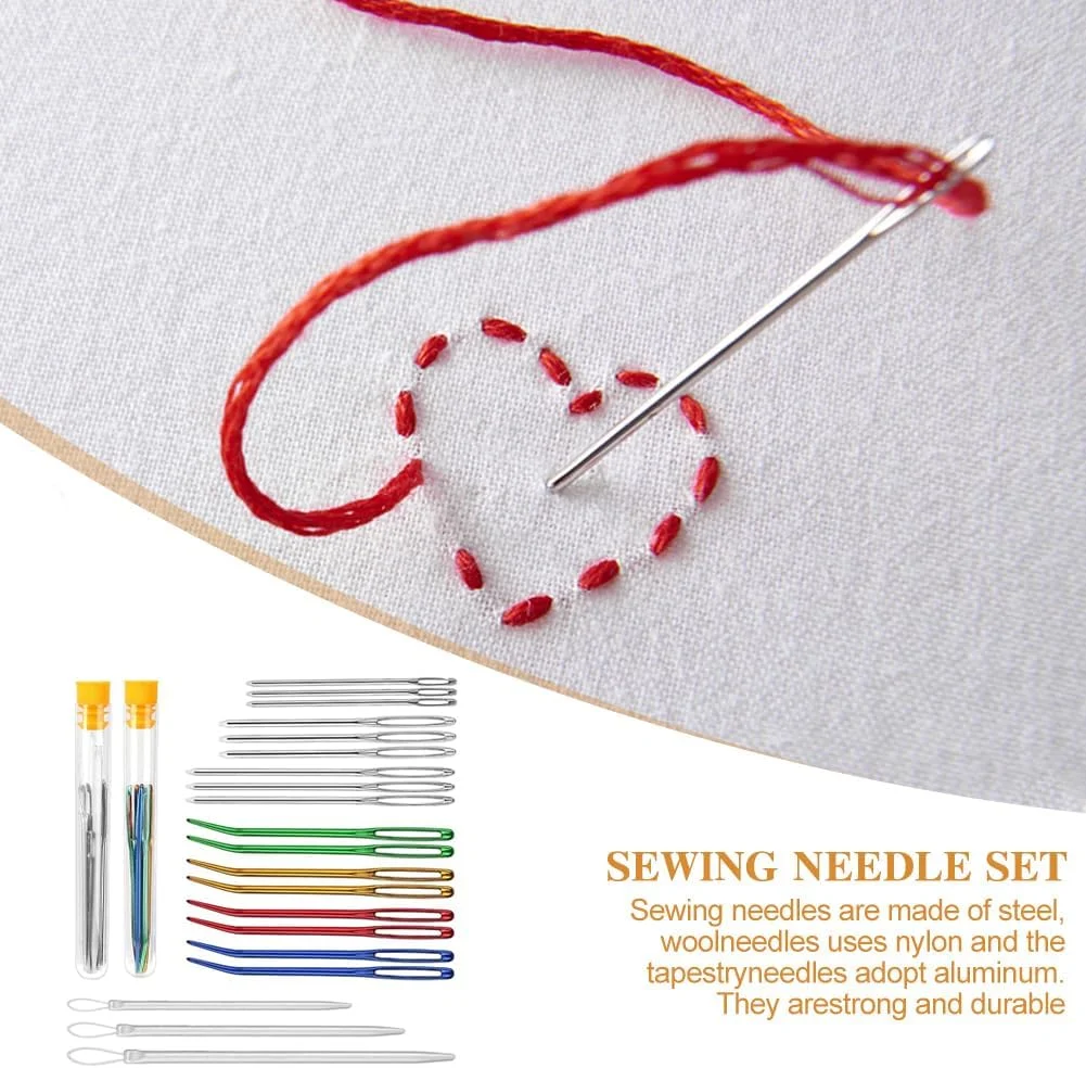 ست سوزن نخ، ست سوزن کوبلن دوزی، 20 عدد سوزن کند، سوزن پشمی با لوله نگهداری، سوزن های بافتنی نخ استیل ضد زنگ، سوزن های خیاطی، 3 سایز، سوزن کند، نوک منحنی برای بافندگی ست سوزن نخ، ست سوزن کوبلن دوزی، 20 عدد سوزن کند، سوزن پشمی با لوله نگهداری، سوزن های بافتنی نخ استیل ضد زنگ، سوزن های خیاطی، 3 سایز، سوزن کند، نوک منحنی برای بافندگی