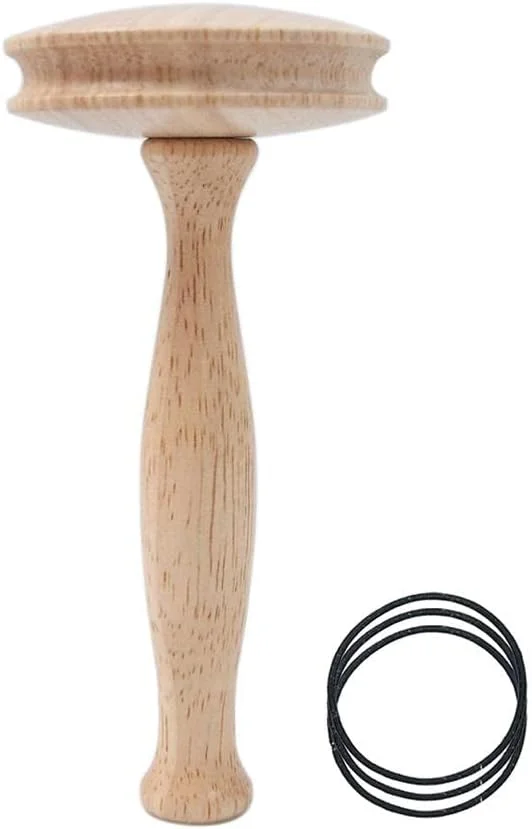 ست لوازم رفوگری قارچ چوبی، سوزن رفو، نخ، دوخت لباس، وصله، تعمیر، دستگاه دوخت شلوار X8X9 چوبی