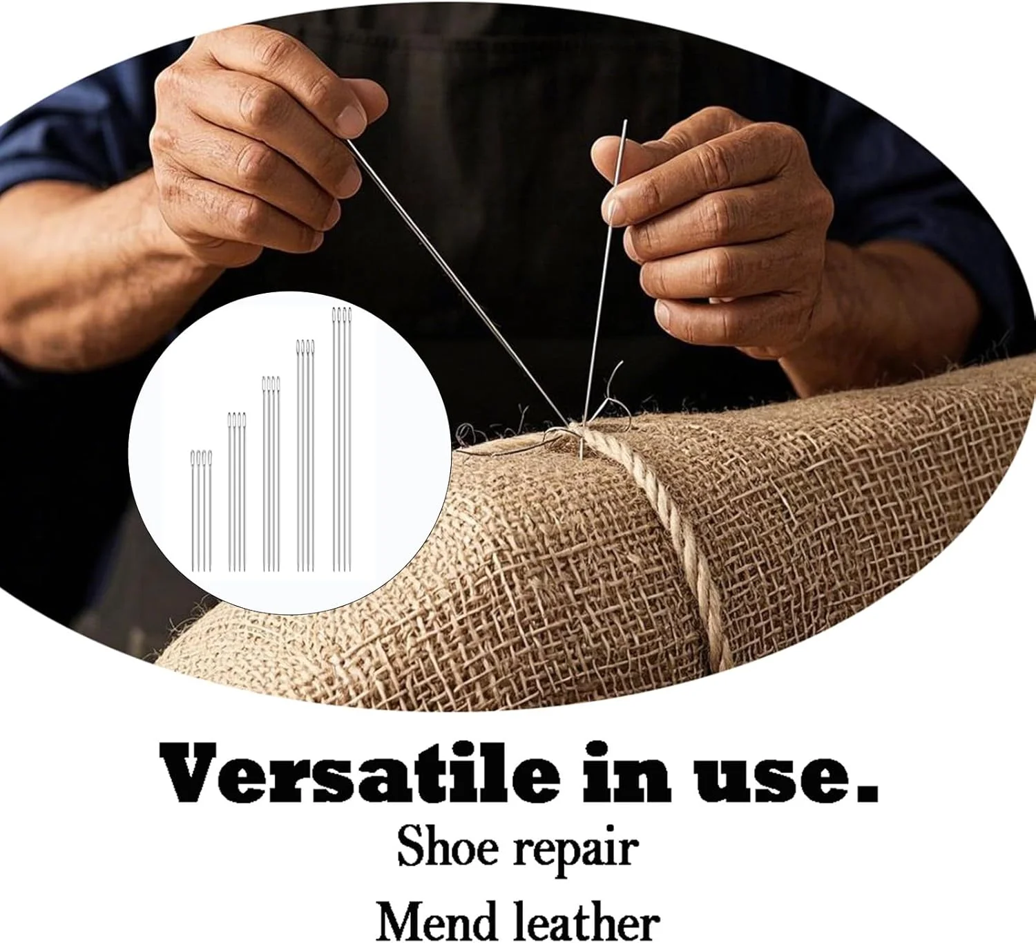 بسته 20 عددی سوزن های لحاف دوزی بلند، سوزن های خیاطی، سوزن های گلدوزی، با چشمی بزرگ، سوزن، سوزن حرفه ای بلند اضافی روکش، نخ کردن آسان، سوزن تشک، بزرگ برای دوخت چرم، برای بسته 20 عددی سوزن های لحاف دوزی بلند، سوزن های خیاطی، سوزن های گلدوزی، با چشمی بزرگ، سوزن، سوزن حرفه ای بلند اضافی روکش، نخ کردن آسان، سوزن تشک، بزرگ برای دوخت چرم، برای