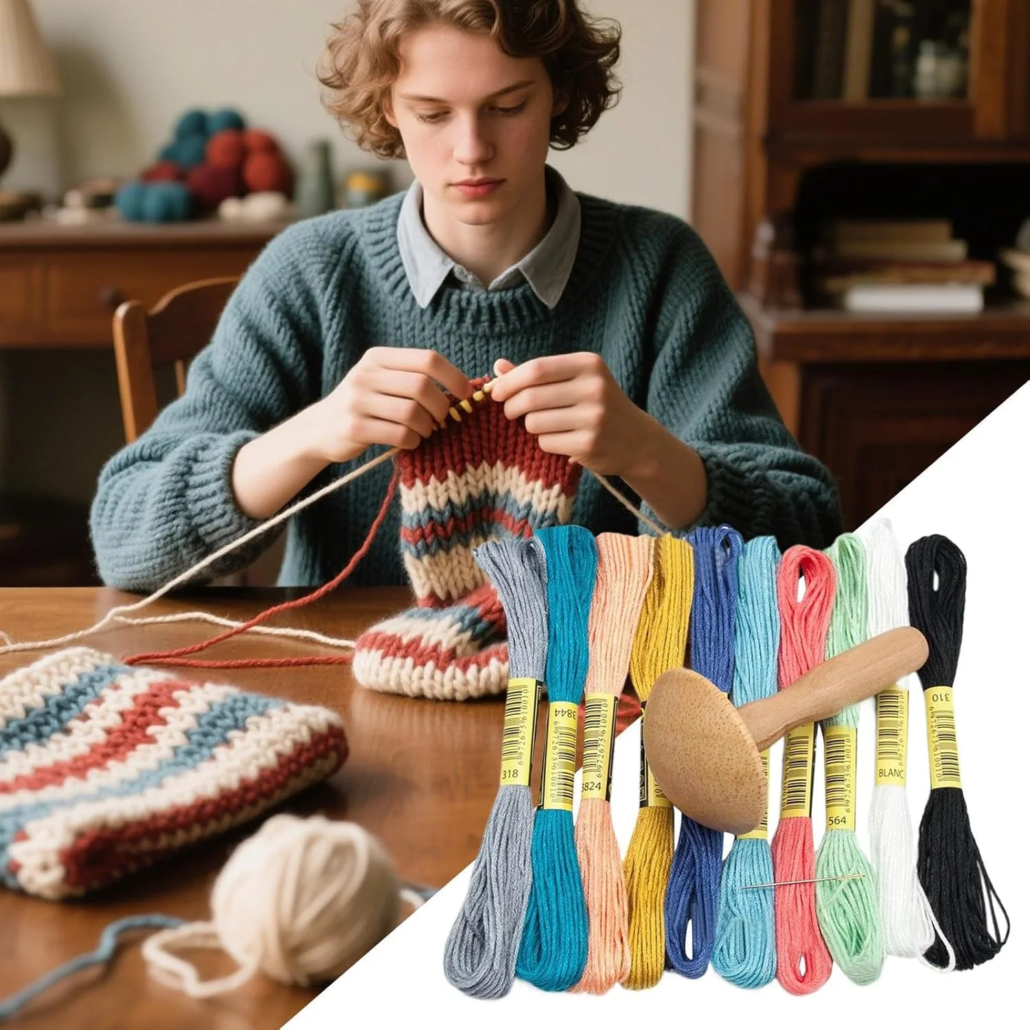 قارچ وصله زنی - ابزار خیاطی وصله زنی سوزنی چوبی | ست گلدوزی برای بزرگسالان، مناسب برای ترمیم ژاکت، شلوار، کلاه، مسافرت، هدیه به خانواده، دوستان، همکاران و همسر قارچ وصله زنی - ابزار خیاطی وصله زنی سوزنی چوبی | ست گلدوزی برای بزرگسالان، مناسب برای ترمیم ژاکت، شلوار، کلاه، مسافرت، هدیه به خانواده، دوستان، همکاران و همسر