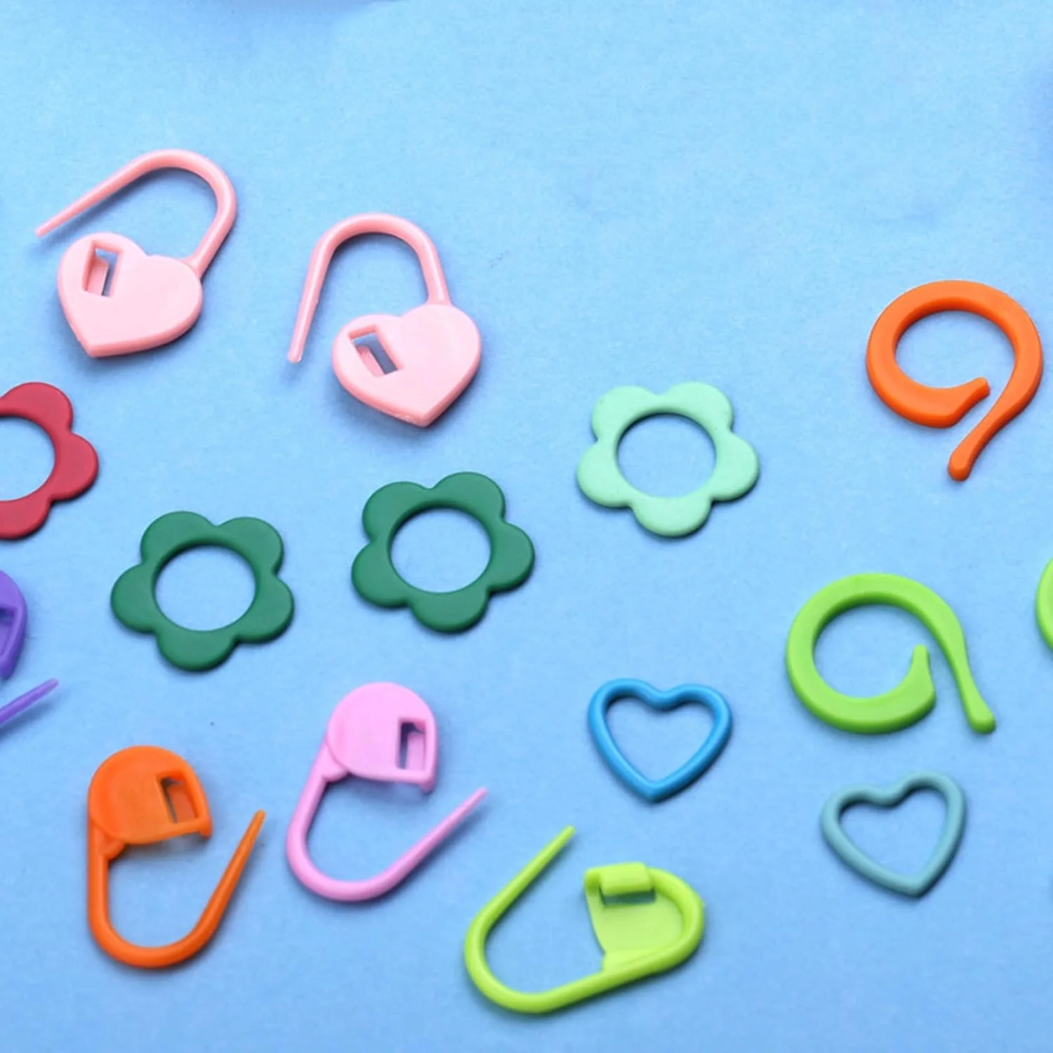 48 عدد سوزن بزرگ چشمی خمیده، سوزن ملیله دوزی نوک خمیده، نشانگر دوخت قفلی با جعبه برای مبتدیان