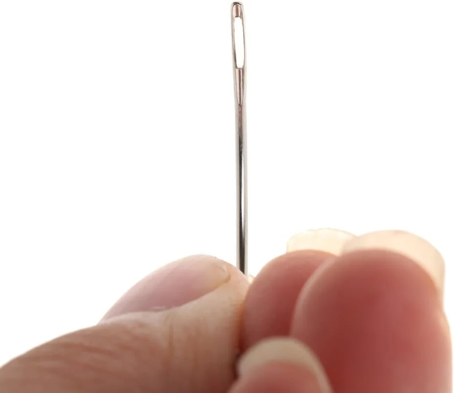 بسته 25 عددی سوزن های لحاف دوزی منحنی نوع C - نقره ای، 2 اینچ