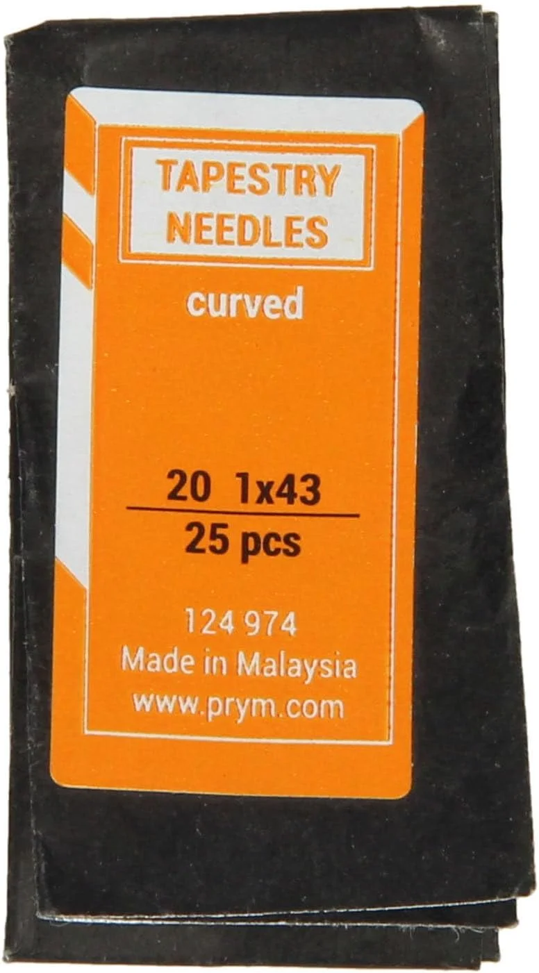 سوزن گلدوزی ضربدری، L: 43 میلی متر، سایز 20، با نوک تیز، 25 عدد