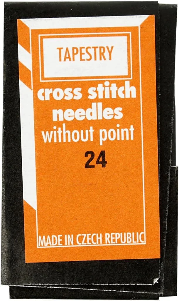 سوزن های کوبلن دوزی Creativ Company سایز 24، بسته 25 عددی، نقره ای