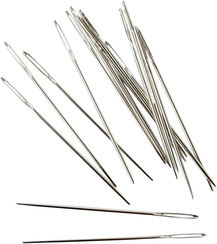 سوزن های کوبلن دوزی Creativ Company سایز 24، بسته 25 عددی، نقره ای