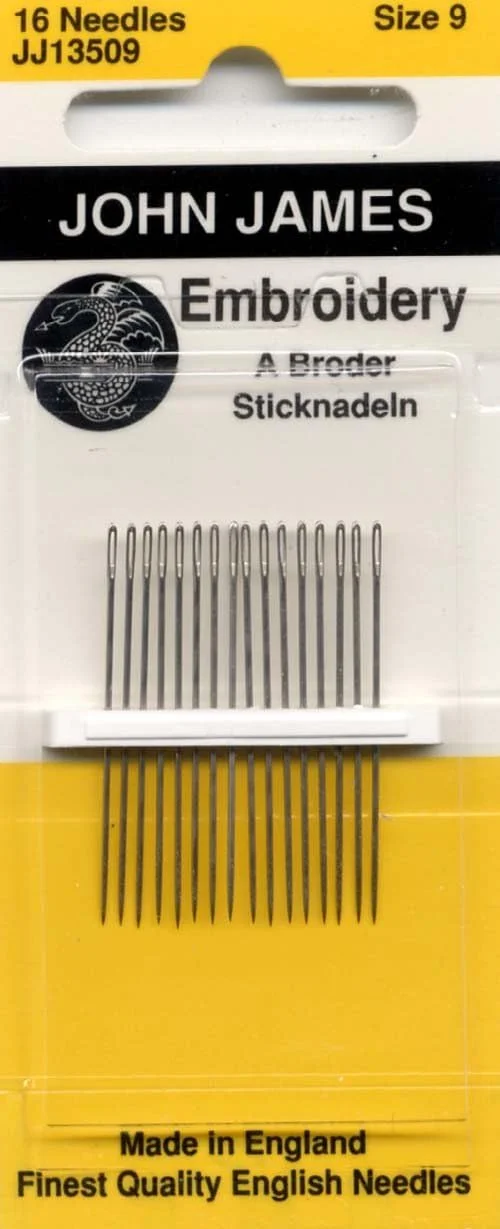 سوزن های گلدوزی/کرویل جان جیمز Colonial Needle، سایز 9