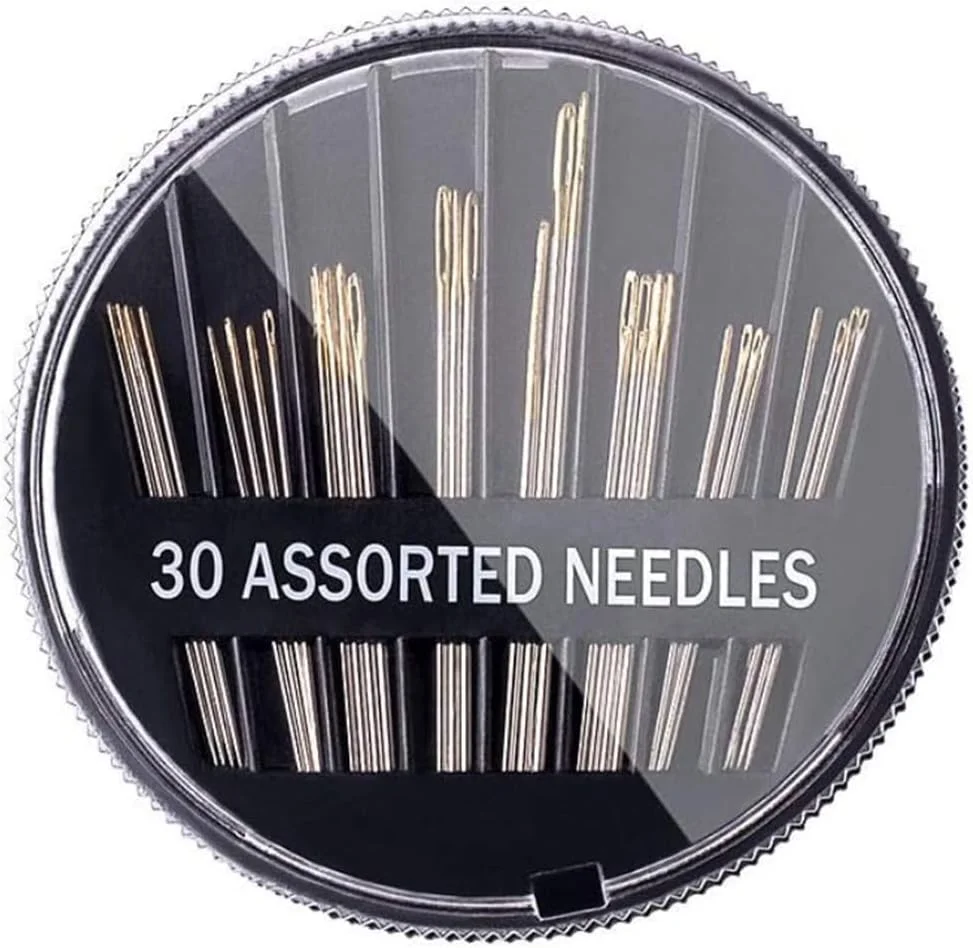 سوزن خیاطی دستی CENSIVI 30 عددی - سوزن های خیاطی نقره ای، سوزن های متنوع، سوزن های بخیه چشم بزرگ، سوزن های گلدوزی با جعبه نگهداری برای خیاطی، گلدوزی، تعمیر، صنایع دستی، دوخت سوزن خیاطی دستی CENSIVI 30 عددی - سوزن های خیاطی نقره ای، سوزن های متنوع، سوزن های بخیه چشم بزرگ، سوزن های گلدوزی با جعبه نگهداری برای خیاطی، گلدوزی، تعمیر، صنایع دستی، دوخت