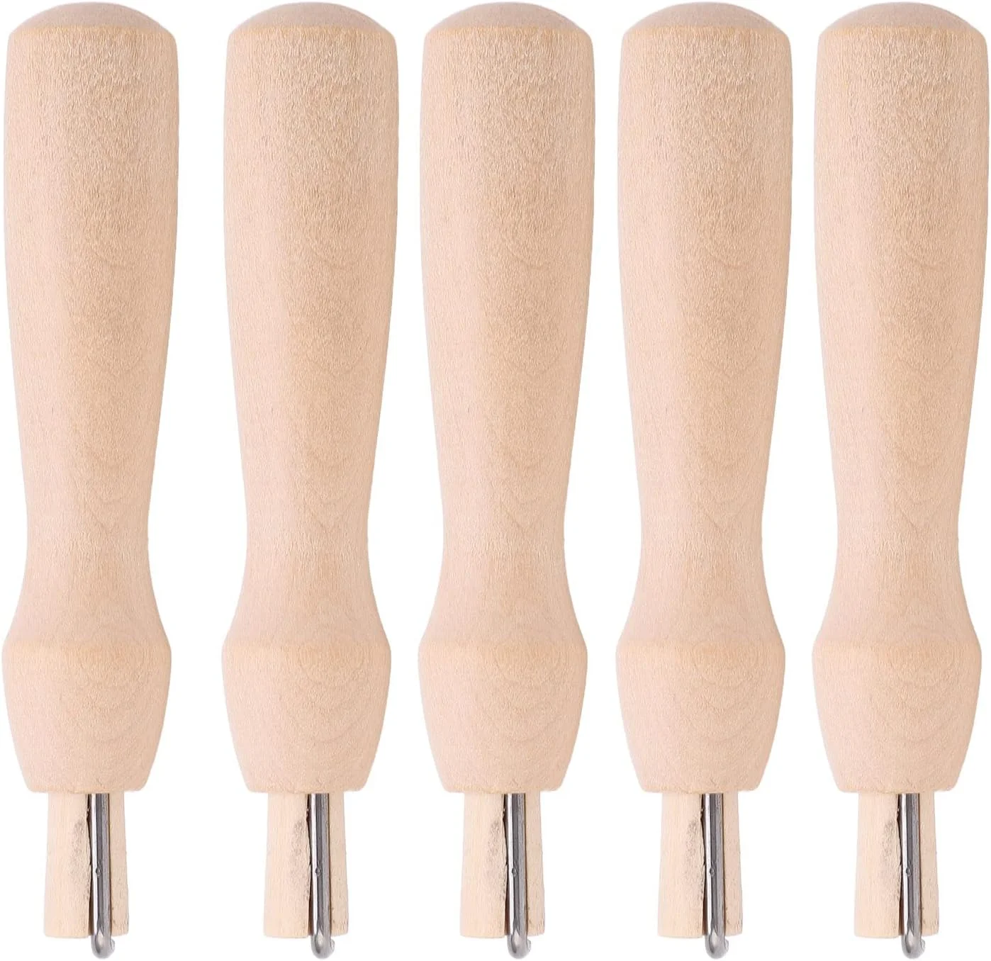 BORDSTRACT 5 عدد ابزار سوزن نمدی، لوازم سوزن زنی چند منظوره دست ساز DIY چوبی ضد زنگ کیت ابزار نمدی سوزن پشمی برای نمد زنی مرطوب و خشک BORDSTRACT 5 عدد ابزار سوزن نمدی، لوازم سوزن زنی چند منظوره دست ساز DIY چوبی ضد زنگ کیت ابزار نمدی سوزن پشمی برای نمد زنی مرطوب و خشک