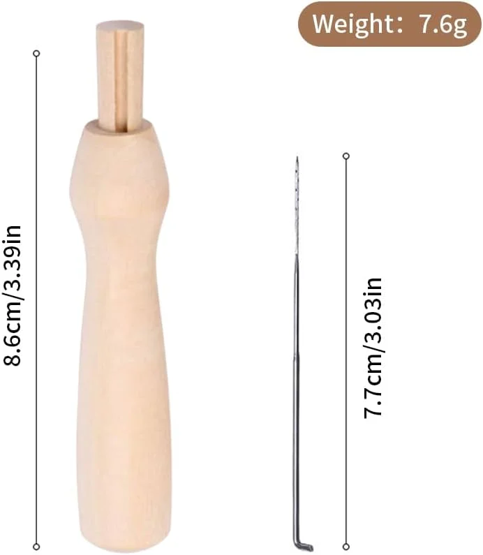 BORDSTRACT 5 عدد ابزار سوزن نمدی، لوازم سوزن زنی چند منظوره دست ساز DIY چوبی ضد زنگ کیت ابزار نمدی سوزن پشمی برای نمد زنی مرطوب و خشک BORDSTRACT 5 عدد ابزار سوزن نمدی، لوازم سوزن زنی چند منظوره دست ساز DIY چوبی ضد زنگ کیت ابزار نمدی سوزن پشمی برای نمد زنی مرطوب و خشک