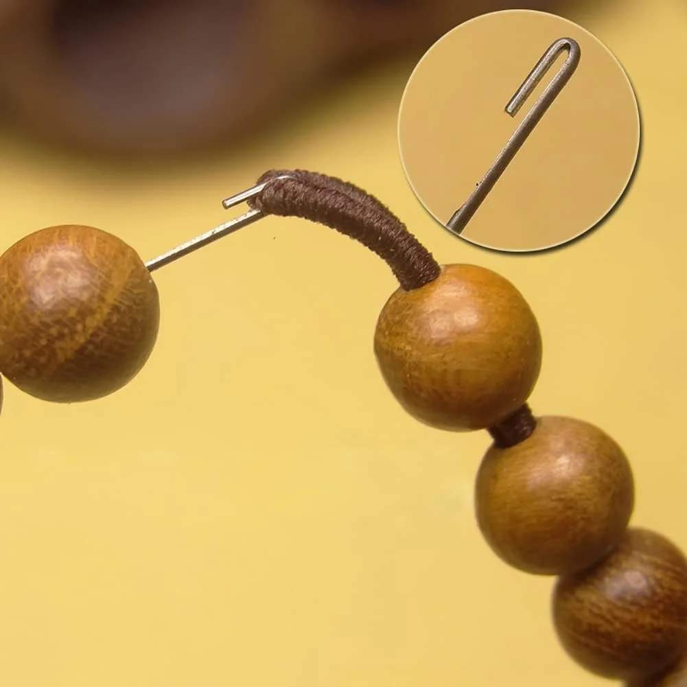 2 عدد سوزن مهره فلزی نقره ای، قلاب بافی مهره، سوزن های مهره دار، سوزن نخ کش مهره چوبی فولادی، ابزار ساخت جواهرات، سوزن های مهره دوزی هنری 2 عدد سوزن مهره فلزی نقره ای، قلاب بافی مهره، سوزن های مهره دار، سوزن نخ کش مهره چوبی فولادی، ابزار ساخت جواهرات، سوزن های مهره دوزی هنری