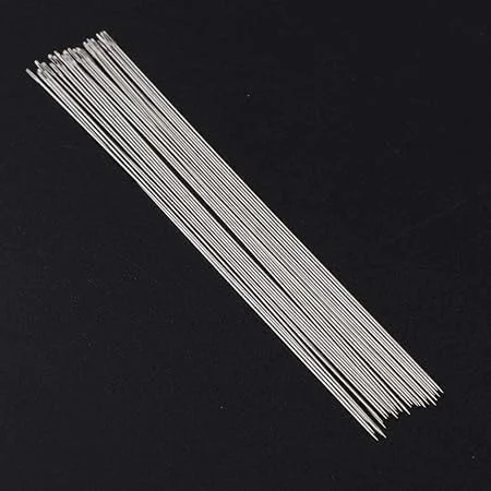 سوزن بزرگ عود برای ساختن حلقه گل، سوزن چشم بزرگ برای مهره دوزی، سایز 9 سانتی متر، 24 عدد سوزن بزرگ عود برای ساختن حلقه گل، سوزن چشم بزرگ برای مهره دوزی، سایز 9 سانتی متر، 24 عدد