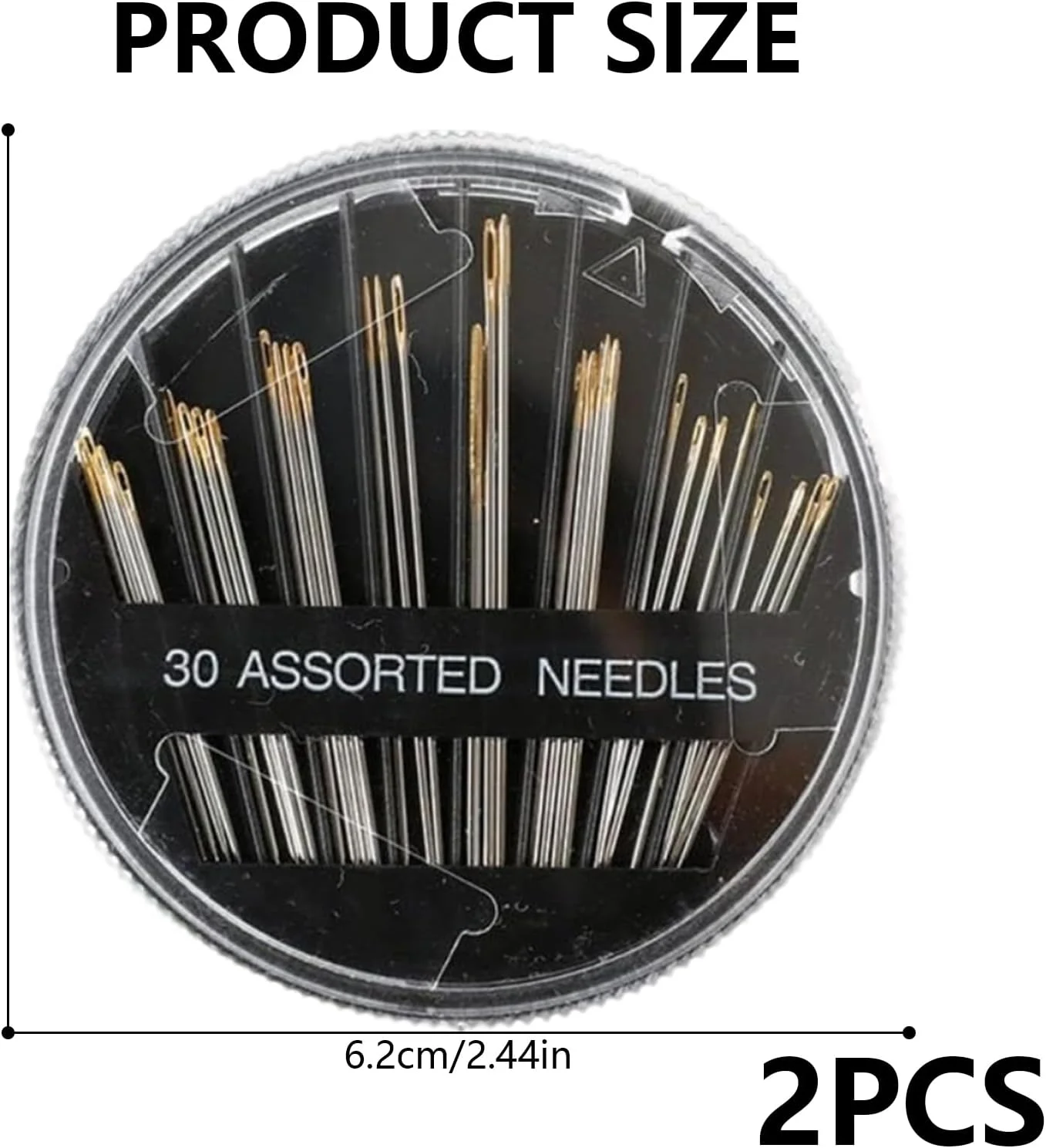 بسته 2 عددی سوزن خیاطی، 60 سوزن متنوع با جعبه های نگهداری مشکی برای دوخت دستی و کاردستی گلدوزی، مجموعه سوزن های خیاطی جهانی با اندازه های مختلف برای تعمیر و وصله بسته 2 عددی سوزن خیاطی، 60 سوزن متنوع با جعبه های نگهداری مشکی برای دوخت دستی و کاردستی گلدوزی، مجموعه سوزن های خیاطی جهانی با اندازه های مختلف برای تعمیر و وصله