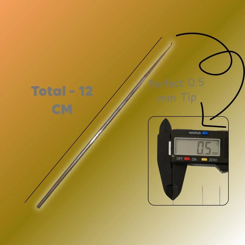 ست سوزن آری و تولیپ - ترکیبی برای مهره دوزی، زردوزی و نخ - کیت 3 تکه برای گلدوزی حرفه ای و هنر آری