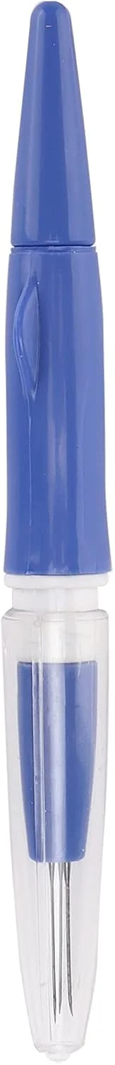 قلم نمد دوزی 3 سوزنه، نمد دوزی پشمی مقاوم در برابر سایش و مناسب برای نمد دوزان حرفه ای، مبتدیان، محصولات دست ساز و فرآیند تولید DIY (آبی)