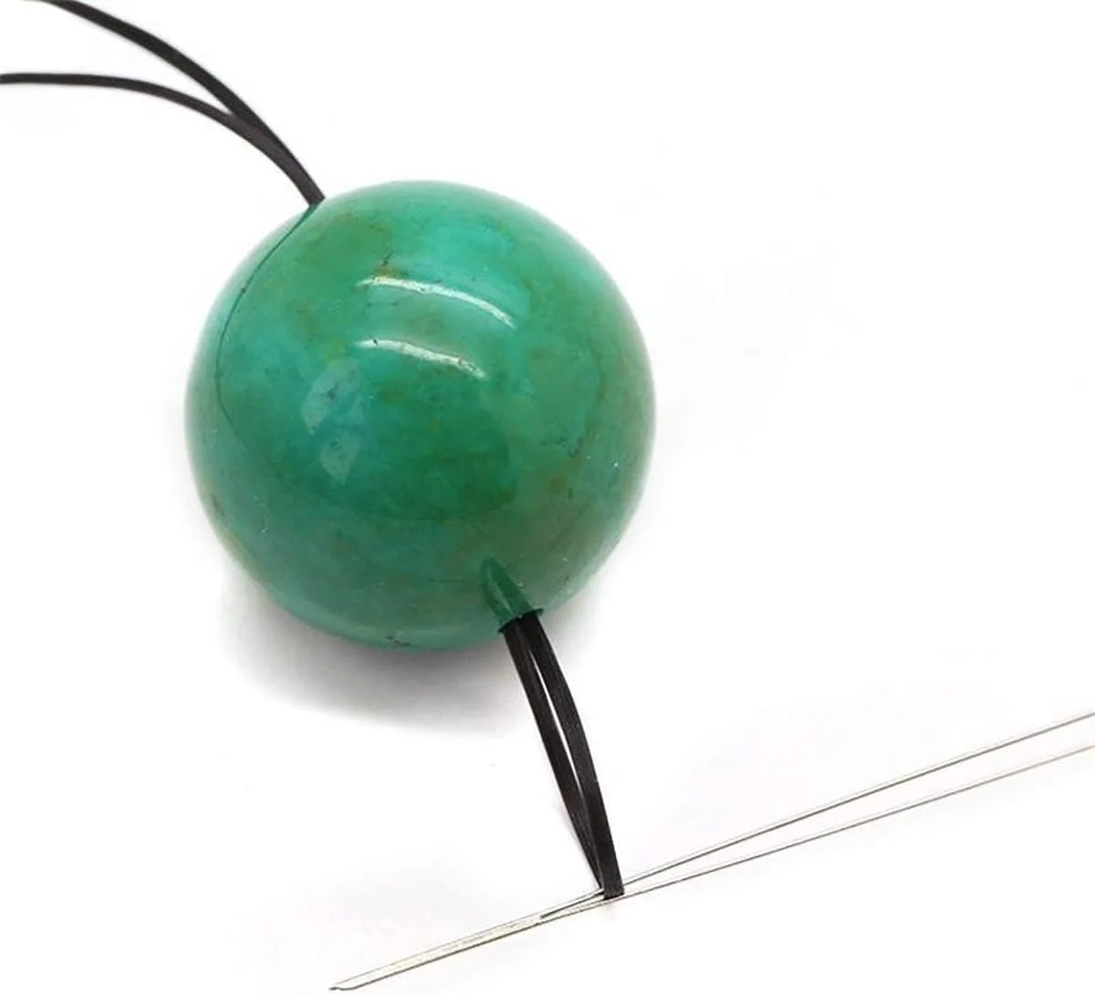 10 عدد سوزن مهره دوزی چشم بزرگ، سوزن دستی صنایع دستی در 2 اندازه 11.5 سانتی متر / 4.6 اینچ، 7.6 سانتی متر / 3 اینچ به همراه بطری سوزن