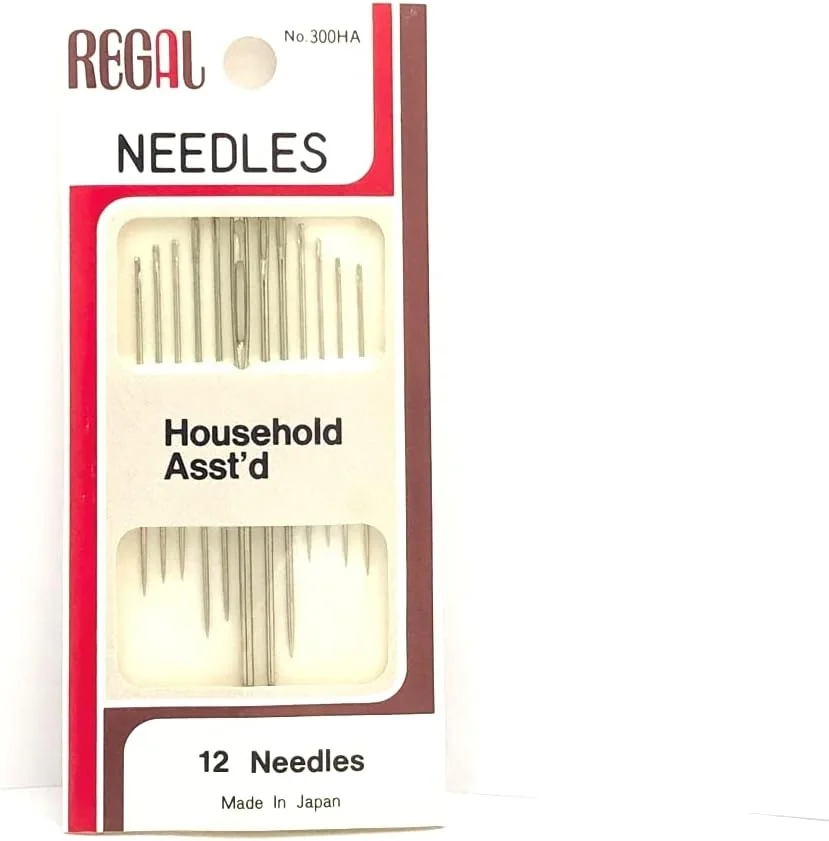 ست سوزن خیاطی 12 عددی نقره ای Regal - ژاپن ست سوزن خیاطی 12 عددی نقره ای Regal - ژاپن