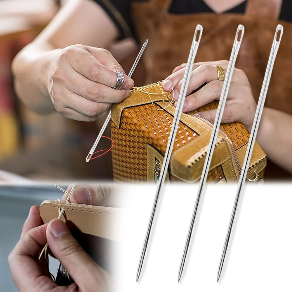 3 عدد سوزن خیاطی دستی چشم بزرگ 12 اینچی، سوزن های حرفه ای روکش دوزی برای صنایع دستی، عروسک سازی و توفینگ، سوزن های خیاطی دستی چشم بزرگ برای عروسک سازی و صنایع دستی خانگی 3 عدد سوزن خیاطی دستی چشم بزرگ 12 اینچی، سوزن های حرفه ای روکش دوزی برای صنایع دستی، عروسک سازی و توفینگ، سوزن های خیاطی دستی چشم بزرگ برای عروسک سازی و صنایع دستی خانگی