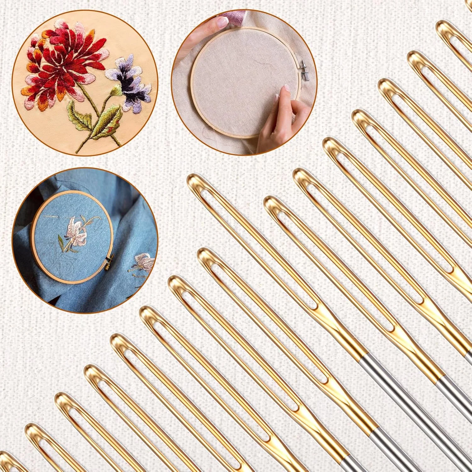 100 عدد سوزن گلدوزی + 2 سوزن نخ کن طلایی رنگ چشم بزرگ گلدوزی DIY سوزن های دستی چشم بزرگ گلدوزی DIY سوزن های دستی سوزن های خیاطی در جعبه شفاف 100 عدد سوزن گلدوزی + 2 سوزن نخ کن طلایی رنگ چشم بزرگ گلدوزی DIY سوزن های دستی چشم بزرگ گلدوزی DIY سوزن های دستی سوزن های خیاطی در جعبه شفاف