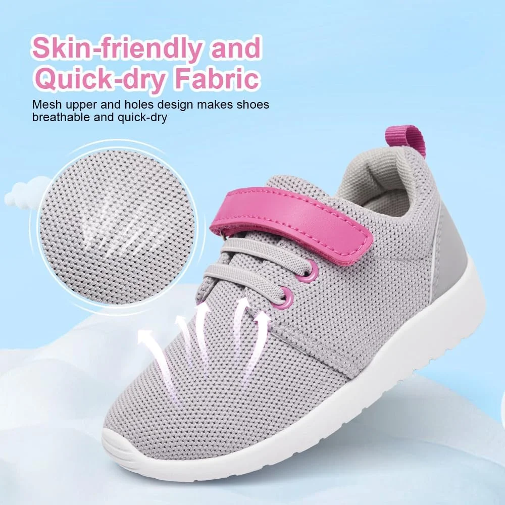 کفش تنیس بچگانه HIITAVE، کفش ورزشی دخترانه، مناسب پیاده روی، دویدن و ورزش های تابستانی