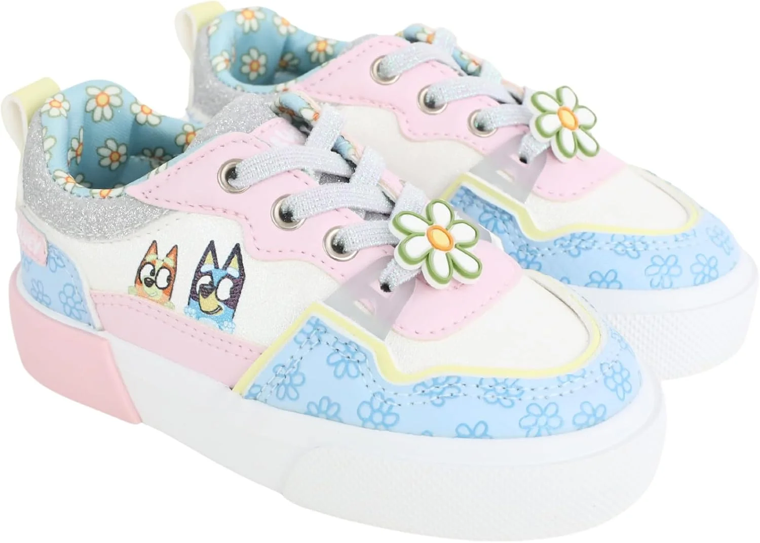 کفش کتانی ساق کوتاه دخترانه آبی و بینگو Ground Up