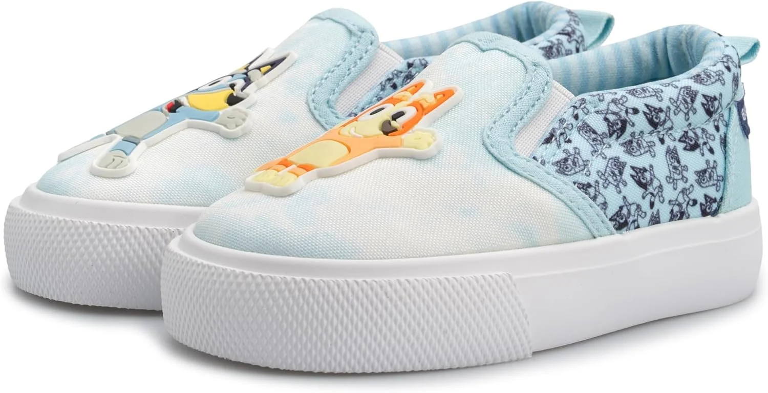 کفش های اسنیکرز بدون بند پسرانه و دخترانه Ground Up Bluey سایز 8-13