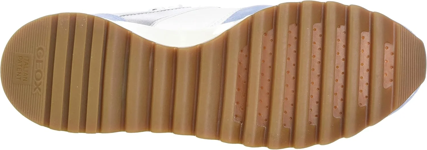 کفش کتانی دخترانه جیوکس، آبی آسمانی سفید، سایز بزرگ 4