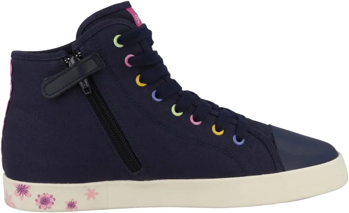 کفش کتانی دخترانه جئوکس مدل جونیور سیاک کفش کتانی دخترانه جئوکس مدل جونیور سیاک